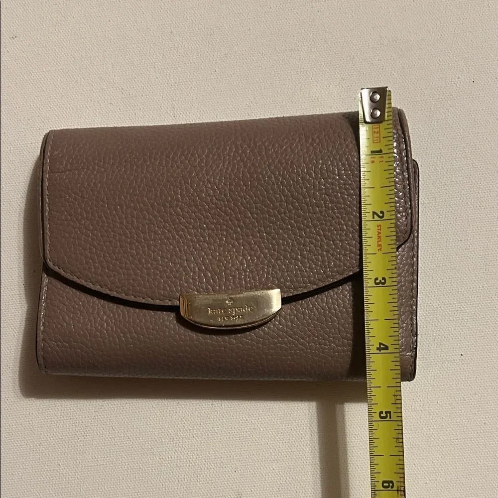 Kate Spade Taupe Leather Wallet